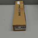 ATUHOLA 2 Pack 28-48 inch Black Metal Wall Mounted Curtain Rod Set with Brackets, 5/8" Adjustable Small Curtain Rods for Bedroom, Kitchen, Living Room, Grommet Curtains