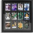 Solid Fir Wood 12-Grid Trading Card Display Frame, Extra Large