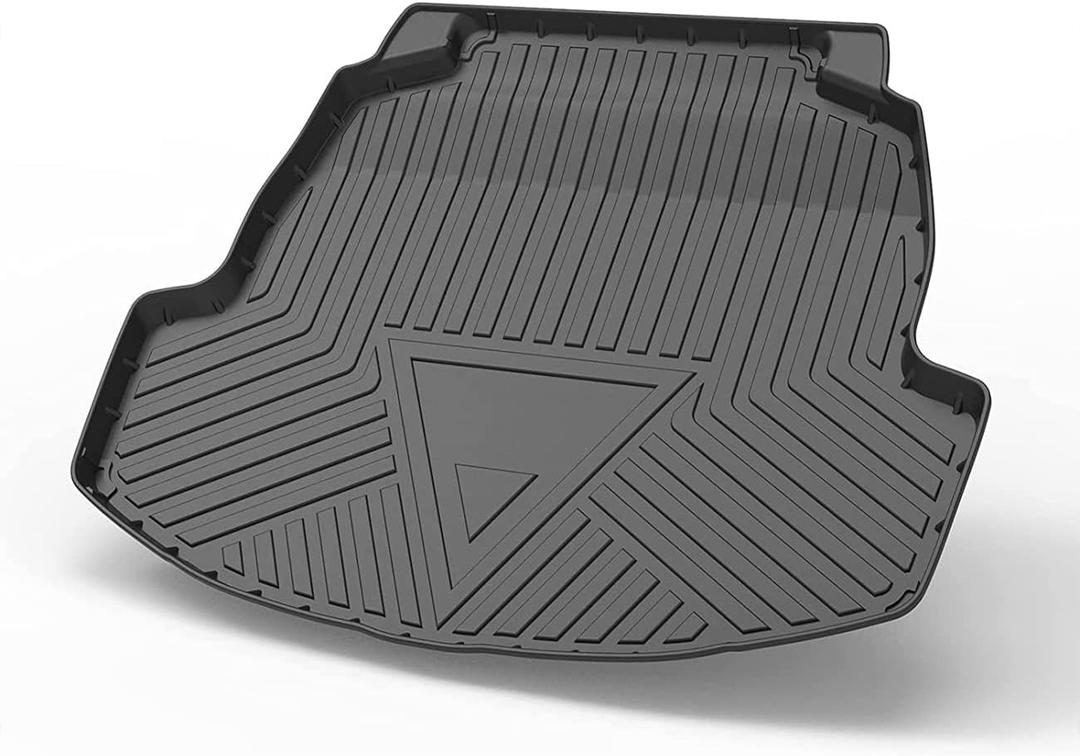 Corolla Sedan Cargo Mat - Compatible with 2020 2021 2022 2023 2024 2025 2026 Toyota Corolla Sedan，All Weather Tech Rear Cargo Liners Trunk Tray Floor mats,3D Waterproof Durable Accessories Custom-Fit