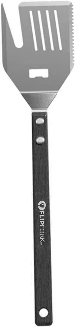 Boss 5 in 1 Grill Spatula with Knife, Fork, Bottle Opener and Turner BBQ Tools. All in One Grill Accessories Set for Outdoor Grills. 18 inch Grilling Accessories BBQ Set (Black)
