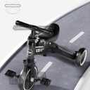 XJD 5 in 1 Toddler Bike, Tricycle for Toddlers 1-3 with Adjustable Seat Height, Removable Pedals, Ideal Balance Bike Birthday Gifts and Toys for Boys and Girls (Black)