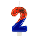 Spider Candle, Spider Web Candles Number Candle Cake Topper Candle Birthday Cake Candles Spider Birthday Decorations for Boy Spider Themed Birthday Party Halloween Party Supplies 1