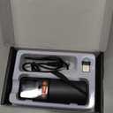 KUIIYER Mini Bluetooth Barcode Scanner, Wireless 2D QR 1D Bar Code Scanners with LCD Screen Display & Setting Keypad & AI Voice, Small Portable Handheld Barcode Reader for Smart Phone, Computers & POS