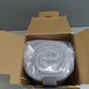 Ultra Soft Cozy Faux Fur Throw Blanket, Fuzzy Plush Thick Bubble Blanket, Oversize Luxury Fluffy Blanket for Couch, Bed, and Living Room, 50x60 Inches, Light Grey