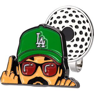 Golf Ball Marker with Hat Clip, Magnetic Golf Ball Marker, Premium Golf Accessories and Funny Golf Gifts for Man Woman and Children