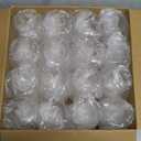 FOCUSLINE 32 Pack Plastic  Glasses Stemless, 12 Oz Crystal Clear Disposable Cups, Reusable Plastic Glasses for Parties Weddings, Shatterproof Recyclable and BPA-Free