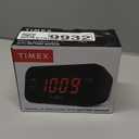 Timex Alarm Clock with Large Display, Digital Alarm Clock for Bedroom Includes 120V Universal Power Adapter (T121B - Black)