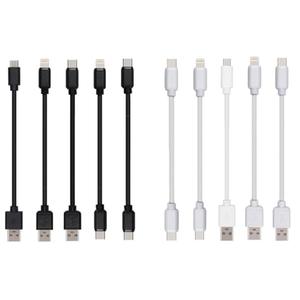 JuSoFU 15 PCS Multi Short USB Cables & TypeC-C Cables for Charging Stations Compatible/w iPhone16 &15, iPhone5-14/ iPads/iPad mini/iPad Pros/Samsung Moblies & Tablets/Pixel & Nexus/HTC/Sony(Black)