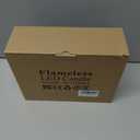 Pack of 3 Black Regular Textured LED Flameless Flickering Battery Operated Candles with Remote and Timer, Real Wax Pillar Candles for Festival Wedding Halloween Christmas Home Party Decor