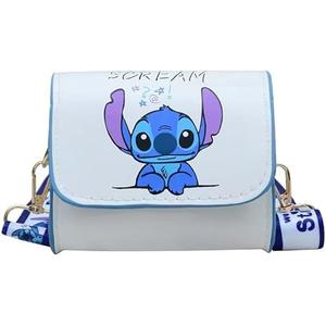 HANISNA For Stitch Crossbody Bags for Women Teenagers Girls Purse Shoulder Bag for Shopping Vacation Stitch Gifts for Girls (white)