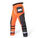 Technical Wrap Chainsaw Chaps by UL Class A 8 Layers Chainsaw Pants Apron Style Orange Black Size 36-38 inch