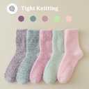 Marchare Women's Fuzzy Socks - Warm, Thick, Fluffy, Cozy Wool Socks for Women, Sizes 5-11