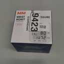 MMIZOO Wrist Blood Pressure Monitor Large LCD Display BP Machine Adjustable Cuff 5.31-7.68 inch Automatic 99x2 Sets Memory with Carrying Case for Home Use (W1681) (White)