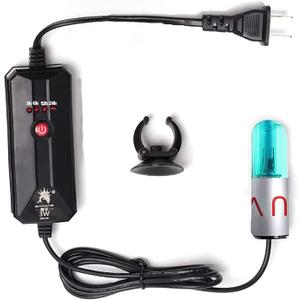 Aquarium Clean Light, High-Efficiency Fish Tank Clean Light with Timer SUVC-6W