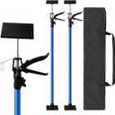 Cabinet Jack Support Pole, 45-114 Inch Adjustable Height, 154 LBS Max Load, 2-Pack with Storage Bag (Blue)