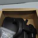 Office Chair Mesh Headrest Attachment Universal, Adjustable & Detachable Ergonomic Neck Support Cushion Clip On, Breathable Mesh Head Pillow Detachable (Sponge, Black)