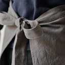 2 x Luchuan Cotton Aprons for Kids, Childrens Aprons with Adjustable Shoulder Strap for Painting Crafting Kitchen (M:26.4inch(L)*22.8inch(W))