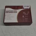 Ignition Coils UF592 & Double Iridium Spark Plug Set Compatible with BMW 128i 325Ci 328i 330Ci 335i 525i 528i X3 X5 X6 Z4 Mini Cooper, Replace Part C1638 0221504470 12120032137, 6 Pack