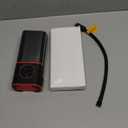 KITLUCK Portable Air Compressor, Tire Inflator with Digital Gauge, 2000mAh Rechargeable Battery, 150 PS, for Car Tires, Bike, Motorcycle, Balls, Air Mattress, Includes LED Light & Multiple Nozzles