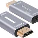 Uni-Directional USB C Female to HDMI Male Adapter, (USB-A to HDMI not Supported), 4K60 Thunderbolt 3/4 to HDMI2.0 for MacBook Pro/Air, Surface, Galaxy S8 to S23, iPhone 15 Series - 1 Pack