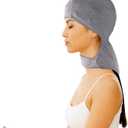 Migraine Gel Head and Neck Ice Hat by FOMI Care | Top and Side of Skull Plus Cervical Cold Coverage | Wearable Cranial Cap for Headache, Sinus, Chemo, Stress, Pressure Pain Relief