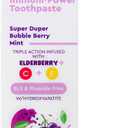 Radius Kids Super Duper Immunity Power Toothpaste 2.5 Oz - Super Duper Bubble Berry Mint - Pack of 1