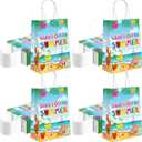 Sweetude 24 Pcs School's out for Summer Gift Bags End of School Year Present Summer Beach Pool Goodie Treat Paper Bags for Summer Vacation Graduation Tropical Party Celebration Favors Supplies