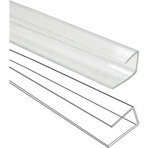 10 PCS Polycarbonate Greenhouse U Connector Profile 4ft Length Fits 0.24 & 0.32 Twin-Wall Polycarbonate Panels Duty Dust Rain & Moisture Protection Durabler (U-Clip 4' 0.71 0.32)