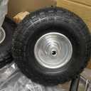 Garvee Garden Hose Reel Cart with Wheels, Hold Up to 300 ft of 5/8" Hose