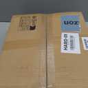 SONGMICS Shoe Boxes, Pack of 12 Shoe Storage Organizers, Stackable Clear Plastic Boxes for Closet, Sneakers, 13.1 x 9.1 x 5.6 Inches, Transparent and White ULSP12SWT