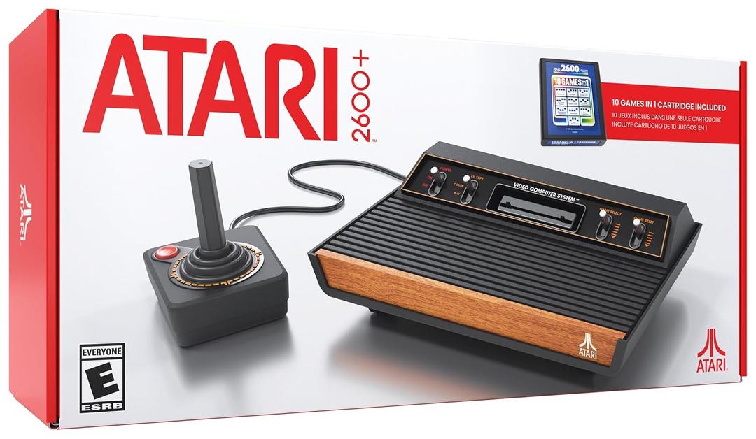 Official Atari 2600+ Console & Joystick - HDMI Output - Includes 10 Games