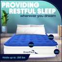 EnerPlex Twin Air Mattress with Built-in Pump - 13 Inch Double Height Inflatable Mattress for Camping, Home & Portable Travel - Durable Blow Up Bed with Dual Pump - Easy to Inflate/Quick Set UP﻿, 13", Twin Size