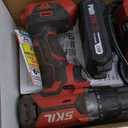 SKIL 20V 1/2 Inch Cordless Drill Driver Includes 2.0Ah PWR CORE 20 Lithium Battery and Charger - DL527502