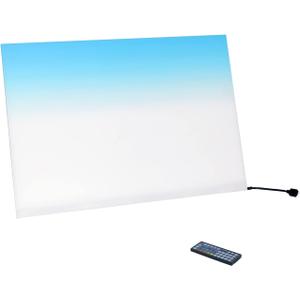 Aquarium Backlight Screen-Fish Tank Background Light,for Rimless Aquarium,Ultra-Thin 6mm Gradient Colors Panel, RGB Series, Size: 35.4W×17.7H in(90x45cm)
