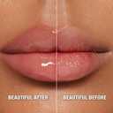 Charlotte Tilbury Big Lip Plumpgasm Lip Gloss - Gift Set Essential - Hydrating Plumper with Hyaluronic Acid & Heat + Ice Technology - Perfect for Pairing with Makeup Favorites (Fair/Medium - pink nude)