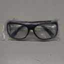 0.75mmpb X-Ray Lead Glasses, Eye Safety Glasses with Side Shields, Lightweight Lab Dental Glasses with Storage Case Cleaning Cloth Eyeglass Strap for Eye Protection (Black Frame)