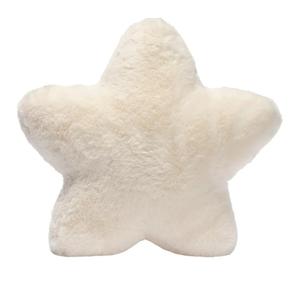 Star Pillow Plush - Ultra Soft Creamy White, 18 Inch