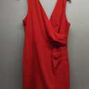 WOOSEA Women Sleeveless V Neck Split Evening Cocktail Long Dress, XL