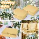 12Pack Gold Gift Boxes with Lids, 129.83.1 Inch Bridesmaid Proposal Box, Luxury Gold Gift Box with Ribbon for Wedding, Birthday, Party, Christmas, Bridesmaid, Graduation Gift