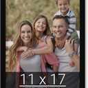 (11x17 in | 28x43 cm) Black Picture Frame for Puzzles Posters Photos or Artwork