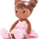 Lazada African American Baby Dolls Gifts Soft Plush Girl Toys Brown Skin 16"