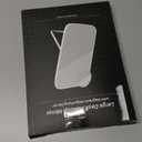 OMIRO Desk Makeup Mirror with 10X Magnifying Mirror, 10 x 7 inches Large Table Mirror with Adjustable Stand and Hanging Hole for Shaving and Travelling, White