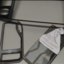 (NOT fit XL Style) Center Console Dash Navigation Panel Trim Auto Interior Accessories for Ford F150 F-150 2021 2022 Carbon Fiber