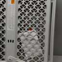 MYPET Universal Pet Gate: 26 - 42 Wide Dog Gate for Doorways with Pressure Fit or Swinging Door Hardware Mounting Types Included: 26" Tall; Gray