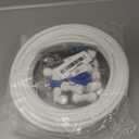 Water Line Kit, Lifevant 1/4 O.D. Water Tubing 32.8FT for R.O. System and ice Maker with 12-PCS Quick Connect and Tubing Cutter