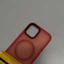 MOCCA Strong Magnetic for iPhone 12 Case/iPhone 12 Pro Case, Compatible with Magsafe Mil-Grade Drop Protection Slim Shockproof Translucent Protective Phone Case for iPhone 12/12 Pro,Red