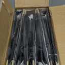 GraduatePro Sheet Music Choir Folder Black, 3 Rings Binder 12.5" x 10" Piano Music Binder with Elastic Band,10 Pockets for Sheets 8.5 * 11/A4, Pack of 5