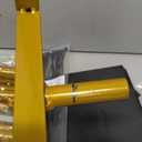 8.2FT Square Arch Backdrop Stand,Metal Gold Backdrop Stand Heavy Duty Adjustable,Extra 2 Clamps Change Over The Table Rod Stand,Wedding Balloon Arch Stand for Baby Shower Parties Decoration