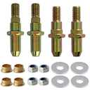 LEDAUT Door Hinge Pin and Bushing Repair Kits for 1999-up GMC Sierra Silverado Chevy Truck SUV