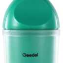 Geedel Food Chopper, Easy to Clean Manual Hand Vegetable Chopper Dicer, Dishwasher Safe Slap Onion Chopper for Veggies Onions Garlic Nuts Salads (Green)